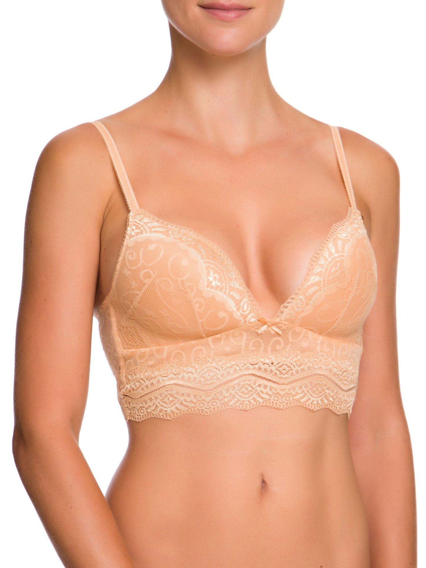 Sutiã Top Bojo Renda Love Lace Gold